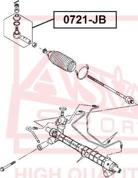 ASVA 0721-JB - Rotule de barre de connexion cwaw.fr