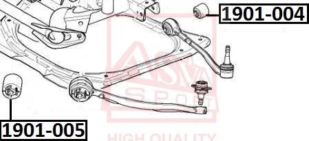 ASVA 1901-005 - Suspension, bras de liaison cwaw.fr