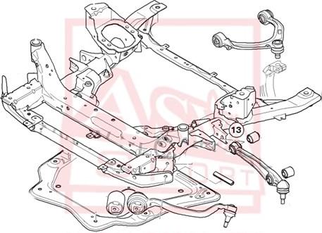 ASVA 1924-005 - Bras de liaison, suspension de roue cwaw.fr