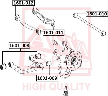 ASVA 1601-010 - Suspension, bras de liaison cwaw.fr