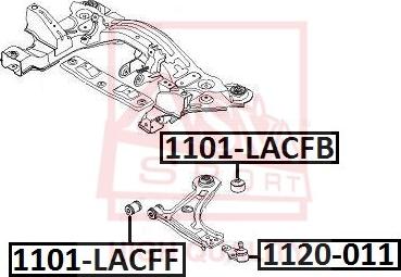 ASVA 1120-011 - Rotule de suspension cwaw.fr