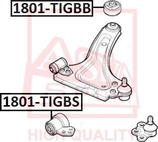 ASVA 1801-TIGBS - Suspension, bras de liaison cwaw.fr