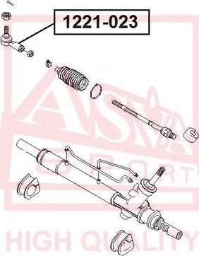 ASVA 1221-023 - Rotule de barre de connexion cwaw.fr