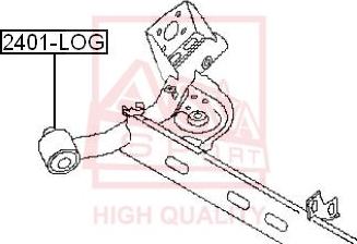 ASVA 2401-LOG - Suspension, bras de liaison cwaw.fr