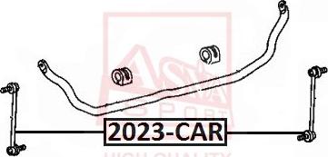 ASVA 2023-CAR - Entretoise / tige, stabilisateur cwaw.fr