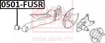 ASVA 2101-FUSR - Suspension, bras de liaison cwaw.fr