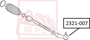 ASVA 2321-001 - Rotule de barre de connexion cwaw.fr