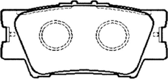 ASVA AKD-42060 - Kit de plaquettes de frein, frein à disque cwaw.fr