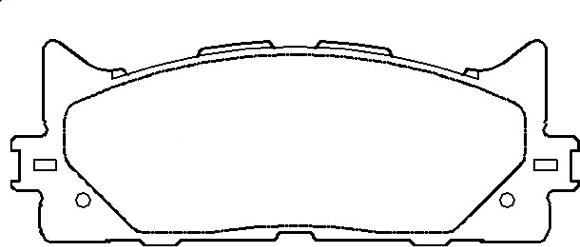 ASVA AKD-562H - Kit de plaquettes de frein, frein à disque cwaw.fr