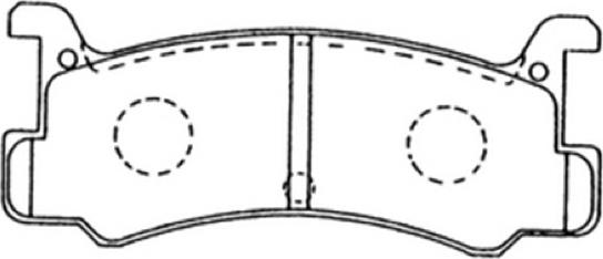 ASVA AKD-6353 - Kit de plaquettes de frein, frein à disque cwaw.fr