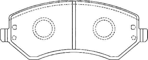 ASVA AKD-0980 - Kit de plaquettes de frein, frein à disque cwaw.fr