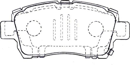 ASVA AKD-0509 - Kit de plaquettes de frein, frein à disque cwaw.fr