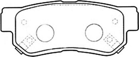 ASVA AKD-0539 - Kit de plaquettes de frein, frein à disque cwaw.fr