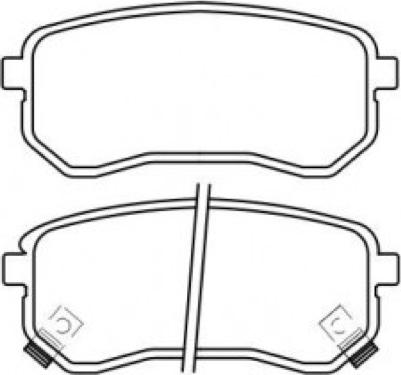 FTE 9005103 - Kit de plaquettes de frein, frein à disque cwaw.fr