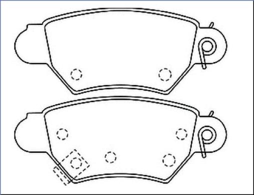 ASVA AKD-0162 - Kit de plaquettes de frein, frein à disque cwaw.fr