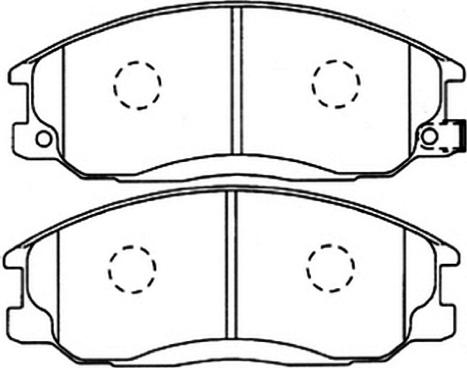 ADVICS-SEA R1N004T - Kit de plaquettes de frein, frein à disque cwaw.fr