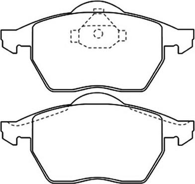 ASVA AKD-0188 - Kit de plaquettes de frein, frein à disque cwaw.fr