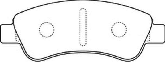 ASVA AKD-0182 - Kit de plaquettes de frein, frein à disque cwaw.fr