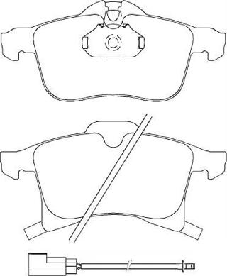 ASVA AKD-0355 - Kit de plaquettes de frein, frein à disque cwaw.fr