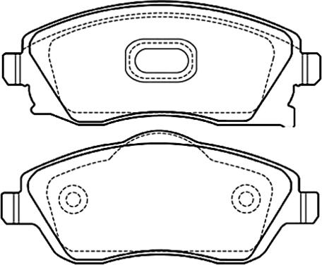 ASVA AKD-0361 - Kit de plaquettes de frein, frein à disque cwaw.fr