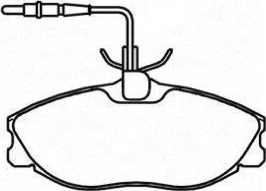 ASVA AKD-0303 - Kit de plaquettes de frein, frein à disque cwaw.fr