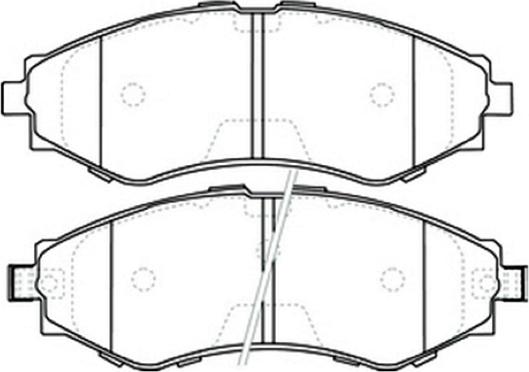 ASVA AKD-0374 - Kit de plaquettes de frein, frein à disque cwaw.fr