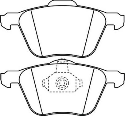 BENDIX 573047 - Kit de plaquettes de frein, frein à disque cwaw.fr