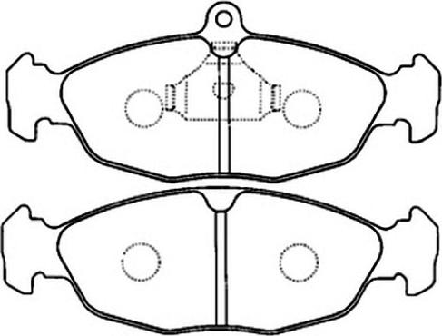 ASVA AKD-0221 - Kit de plaquettes de frein, frein à disque cwaw.fr