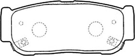 ASVA AKD-0797 - Kit de plaquettes de frein, frein à disque cwaw.fr