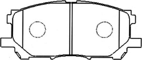 ASVA AKD-1497 - Kit de plaquettes de frein, frein à disque cwaw.fr