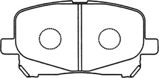 ASVA AKD-1448 - Kit de plaquettes de frein, frein à disque cwaw.fr