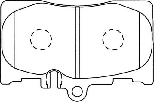 ASVA AKD-1455 - Kit de plaquettes de frein, frein à disque cwaw.fr