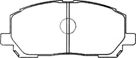 ASVA AKD-1457 - Kit de plaquettes de frein, frein à disque cwaw.fr