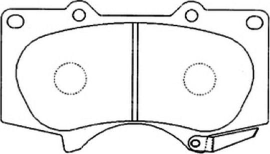 ASVA AKD-1482 - Kit de plaquettes de frein, frein à disque cwaw.fr