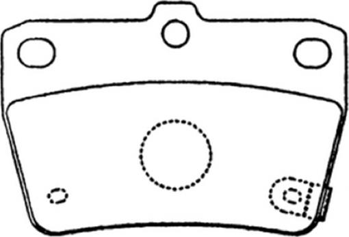 ASVA AKD-1424 - Kit de plaquettes de frein, frein à disque cwaw.fr