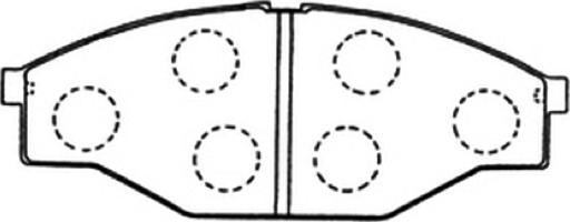 ASVA AKD-1099 - Kit de plaquettes de frein, frein à disque cwaw.fr