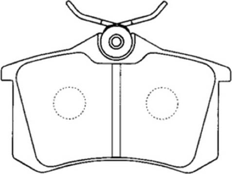 ASVA AKD-1049 - Kit de plaquettes de frein, frein à disque cwaw.fr