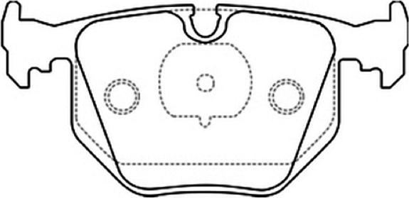 ASVA AKD-1045 - Kit de plaquettes de frein, frein à disque cwaw.fr