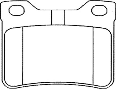 ASVA AKD-1042 - Kit de plaquettes de frein, frein à disque cwaw.fr