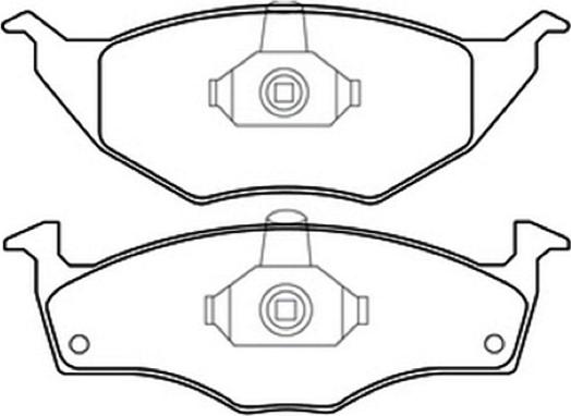 ASVA AKD-1057 - Kit de plaquettes de frein, frein à disque cwaw.fr