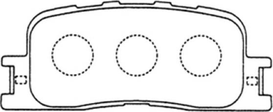 ASVA AKD-1064 - Kit de plaquettes de frein, frein à disque cwaw.fr