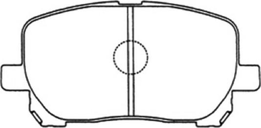 ASVA AKD-1066 - Kit de plaquettes de frein, frein à disque cwaw.fr