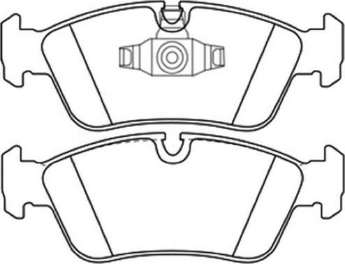 ASVA AKD-1011 - Kit de plaquettes de frein, frein à disque cwaw.fr