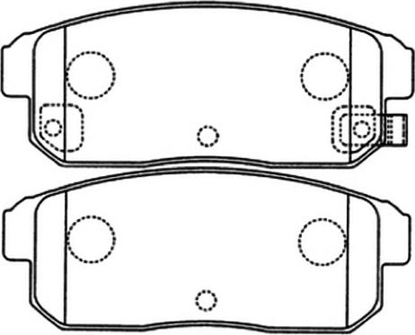 ASVA AKD-1088 - Kit de plaquettes de frein, frein à disque cwaw.fr