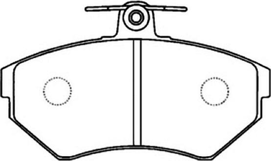 ASVA AKD-1035 - Kit de plaquettes de frein, frein à disque cwaw.fr