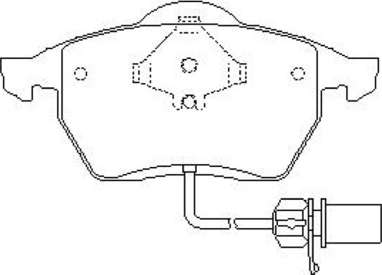 ASVA AKD-1030 - Kit de plaquettes de frein, frein à disque cwaw.fr