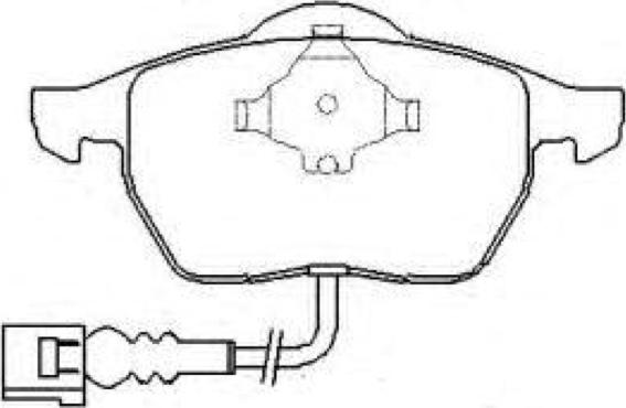 Unipart GBP1335AF - Kit de plaquettes de frein, frein à disque cwaw.fr