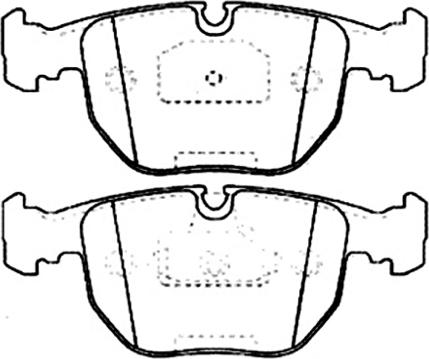 ASVA AKD-1027 - Kit de plaquettes de frein, frein à disque cwaw.fr