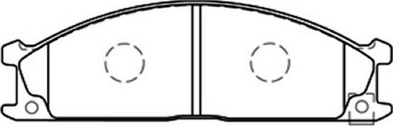 ASVA AKD-1074 - Kit de plaquettes de frein, frein à disque cwaw.fr