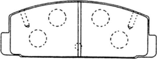 ASVA AKD-1076 - Kit de plaquettes de frein, frein à disque cwaw.fr